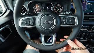 In-Depth Look: 2024 Jeep Wrangler Sahara - Interior & Controls #JeepWrangler #Sahara2024 #CarReview