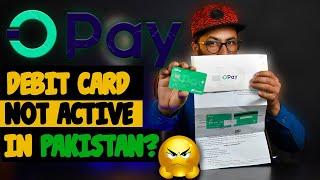 Opay Debit Card Unboxing, Review & Active Debit Card in 2024 - Opay Debit Card Active in Pakistan?