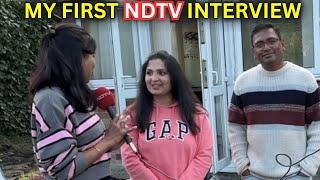 My First TV Appearance - NDTV Interview | Behind the Scenes