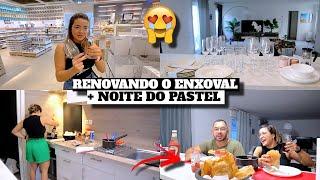 RENOVANDO O ENXOVAL DA COZINHA, FOMOS NA IKEA E NOITE DO PASTEL  - Bruna Paula