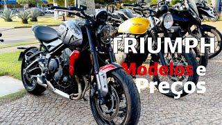 Todas as Motos Triumph e seus Preços na Concessionária! (Junho de 2024)