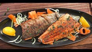 Pan Fry Trout Fillets - crispy without flour | Christine Cushing