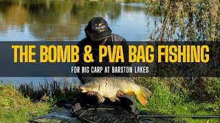 Bomb & PVA Bag Fishing for Big Carp at Barston Lakes | Rob Wootton