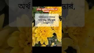 স দিয়ে ছেলেদের ইসলামিক নাম অর্থসহ #cordcellbangladesh