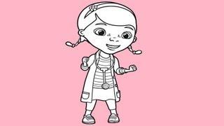 Doc Mcstuffins - New Video - Drawing - How to draw Doc Mcstuffins