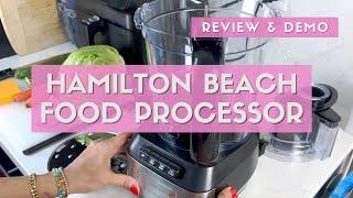 HAMILTON BEACH FOOD PROCESSOR REVIEW AND DEMO