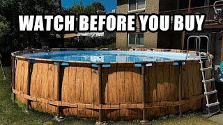 Putting Up Our New Coleman Above Ground Pool | Was It Worth It?