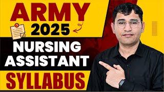 Army Nursing Assistant Vacancy 2025 Syllabus | Army Nursing Assistant 2025 Form Start | Exam Update