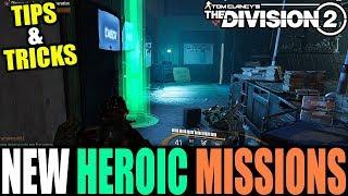 The Division 2 - EASIEST WAY TO COMPLETE HEROIC MISSIONS! (TIPS & TRICKS)