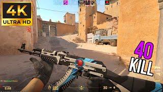 Counter Strike 2 Gameplay 4K (No Commentary) 40 KILL!