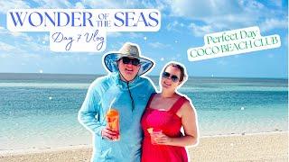 WONDER OF THE SEAS | Day 7 Vlog Perfect Day Coco Beach Club