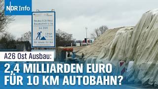 A26 Ost: Kostenexplosion gefährdet Ausbau – droht das Projektende für Hamburg? | NDR Info