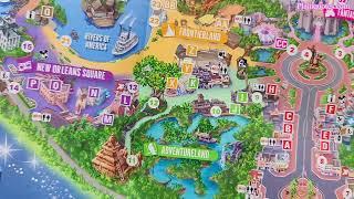 2023 Disneyland Map