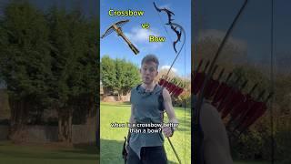 When is a crossbow better than a bow?