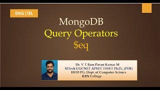 MongoDB Query Operator $eq