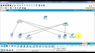 wireless network configuration in cisco packet tracer using two access points