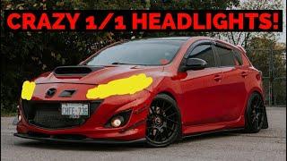 INSANE RGB SEQUENTIAL HEADLIGHTS FOR MY MAZDASPEED 3 REVEALED!