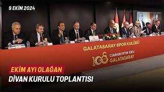  Galatasaray Spor Kulübü Divan Kurulu Ekim Ayı Olağan Toplantısı