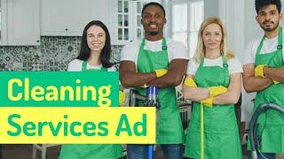 Cleaning Services Ad Video Template (Editable)