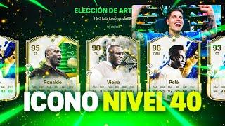 ESTE ICONO ESTA MUY CHETADO!! | ABRO MUCHOS ICONOS DEL NIVEL 40 DEL PASE!! | FC 25