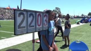 Agoura's Tara Davis at 2017 CIF-SS Track FInals