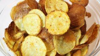 Rezept: KARTOFFELCHIPS einfach selber machen - DIY-CHIPS OHNE FRITEUSE