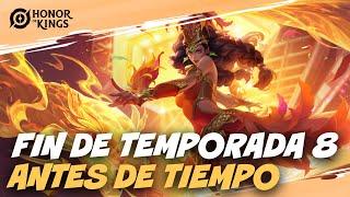 FIN DE TEMPORADA 8 ANTES DE TIEMPO EN HONOR OF KINGS: RESET DE RANGOS - SE VIENEN MUCHAS COSAS!