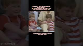 Why was this rare Prince Harry moment with princess Diana never aired on TV? #meghanmarkles #diana