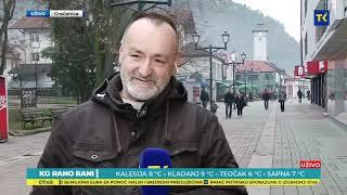 JUTARNJI PROGRAM RTV TK: FAHRUDIN KURTOVIĆ - DOPISNIK IZ GRAČANICE 09 02 2021