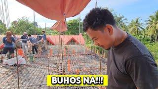 BUHOS NA!‍️Concrete Pouring on 2/F Slab | Retired OFW