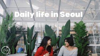 Living alone in Korea| visiting a K-drama filming cafe, cooking Indian food