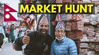 CRAZY MARKET HUNT IN KATHMANDU!We didn't expect this!