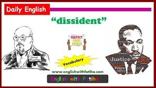 DAILY ENGLISH VOCABULARY | Episode 8 - Dissident | Free English Video Lesson