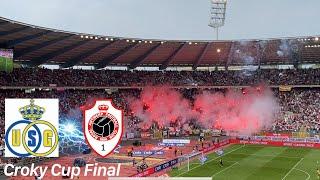 Union Saint Gilloises vs. Royal Antwerpen | Croky Cup Final with massive Pyroshows and Atmosphere