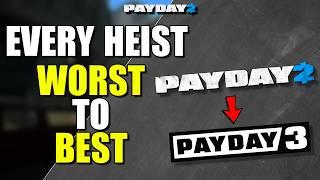 WORST to BEST Payday 2 heists WE WANT in Payday 3!