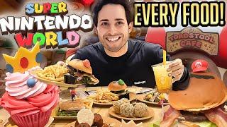 Nintendo World Food To Order (Universal Hollywood) Toadstool Cafe - We Tried EVERY ITEM!