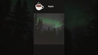 4am Wake Up #natureinspired #outdoorliving #auroramagic #offgridliving