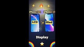 iPhone LCD display vs OLED display ️ Oled Display Vs LCD Display #iphone #iphone13 #iphone11