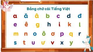 Bảng chữ cái Tiếng Việt - Tiếng Việt mẫu giáo [OLM.VN]