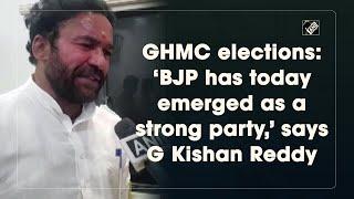 GHMC elections: ‘BJP has today emerged as a strong party,’ says G Kishan Reddy