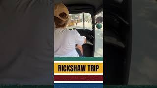 Traveling India in a Rickshaw