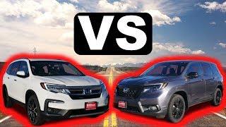 2020 Honda Pilot vs 2019 Honda Passport | What are the differences?