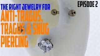 Right Jewelry for Anti-Tragus, Tragus & Snug Piercing  -The Right Jewelry EP02