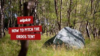 How to Pitch the Alpkit Ordos Tent
