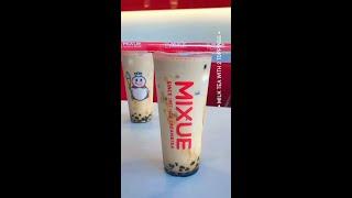 Milk Tea with 2 Toppings  #shorts #mixue #barbie #17agustus #fyp