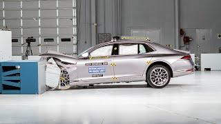 2024 Genesis G90 updated moderate overlap IIHS crash test