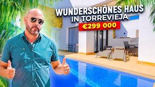 Wunderschönes Haus in Torrevieja mit privatem Pool € 299 000 | Alegria immobilien