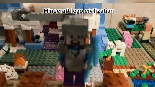 I made Minecraft civilization out of lego