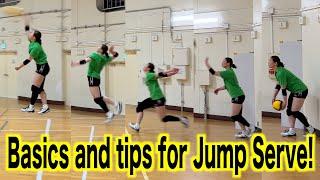 Basics and tips for Jump Serve!【volleyball】