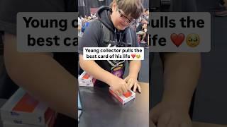 Young collector pulls the BEST card of his LIFE! ️